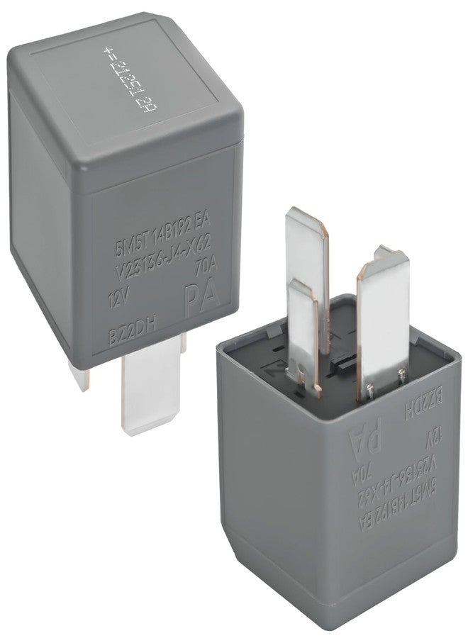 Casalytics 5M5T14B192EA V23136-J4-X62 Relay (Pack of 2) - 5M5T-14B192-EA 12V 70A 4-Pin Automotive Relay for Electrical Systems - Direct Replacement for 1425754, F80B-14B192-AA - Image 1